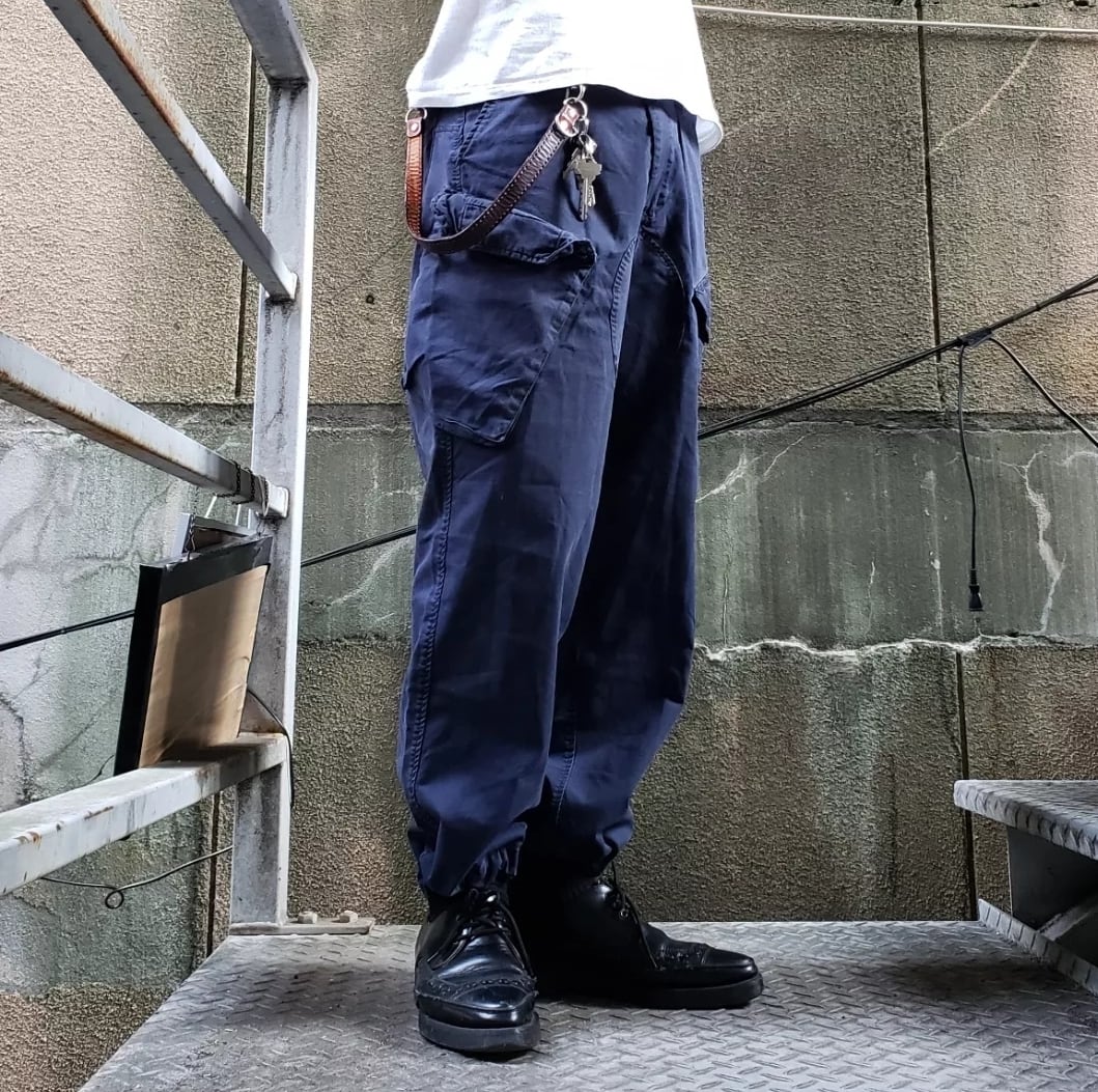 【WAIPER .inc】ROYAL NAVY カーゴパンツ ブラック M