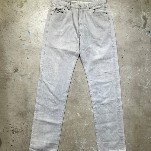 80's Levi's リーバイス 501-0657 先染めグレーデニム グッドコンディション 内股シングル 刻印532 実寸W34インチ USA製 希少 ヴィンテージ BA-2373 RM2792H