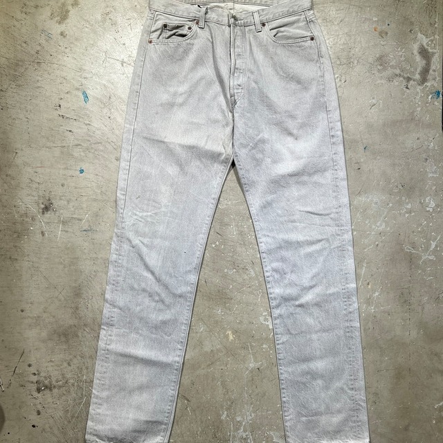 80's Levi's リーバイス 501-0657 先染めグレーデニム グッドコンディション 内股シングル 刻印532 実寸W34インチ USA製 希少 ヴィンテージ BA-2373 RM2792H