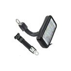 iFormosa 二輪バイク 原付 ミラー取付け用 (8mm) 防水 防塵 ケース マウント ホルダー キット GPS ナビ スマートフォン対応 iPhone5 6 7 8 サイズ