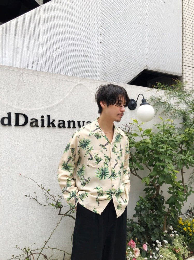 [HALLMARK] Vintage L / S Hawaiian Shirt Aloha Shirt [1950s] Vintage Long  Sleeve Hawaiian Shirt | beruf powered by BASE