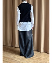 black velour sleeveless tops-5029-10