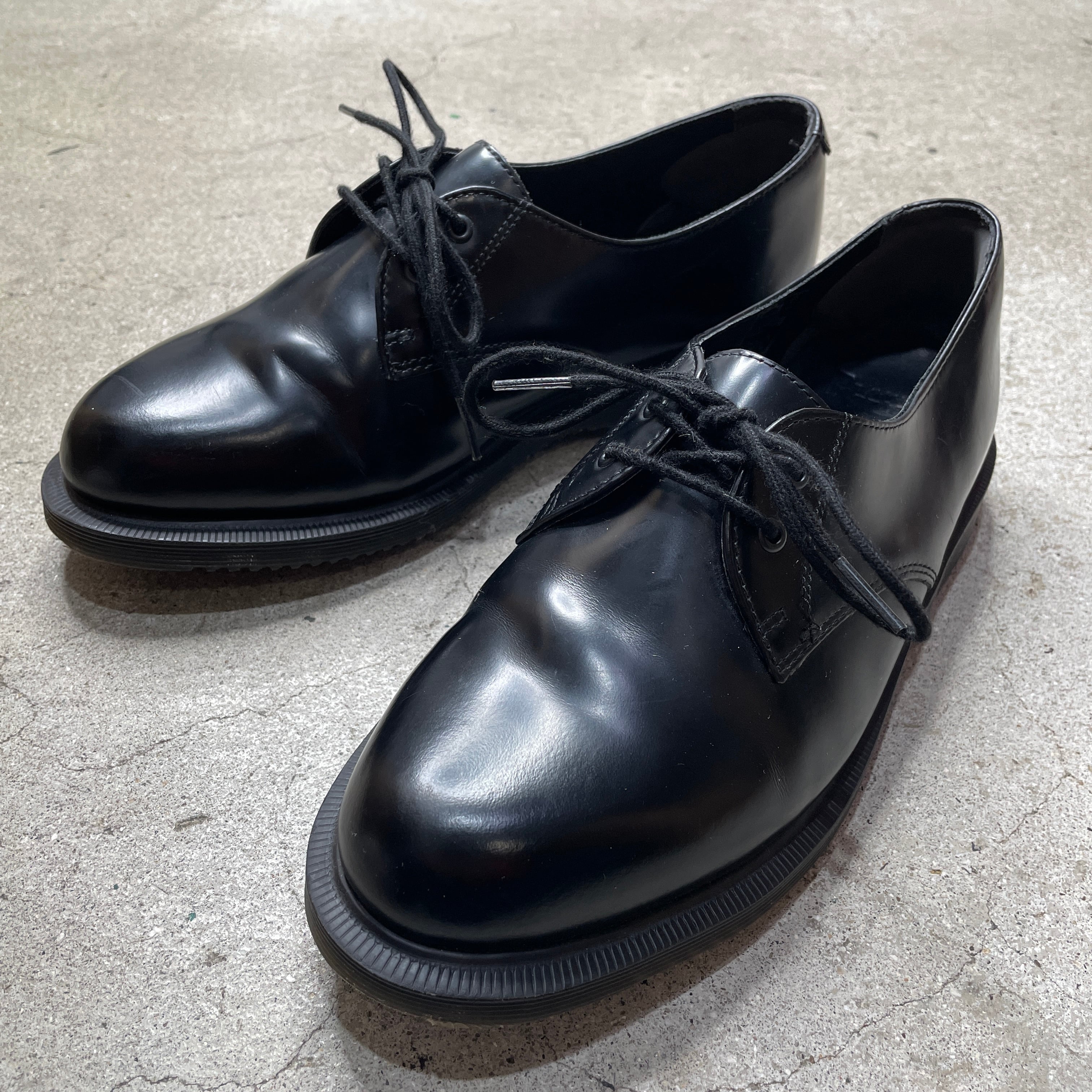 美品 Dr.Martens BROOK ブルック レザーシューズ 黒 25.5 | 古着屋 Uan