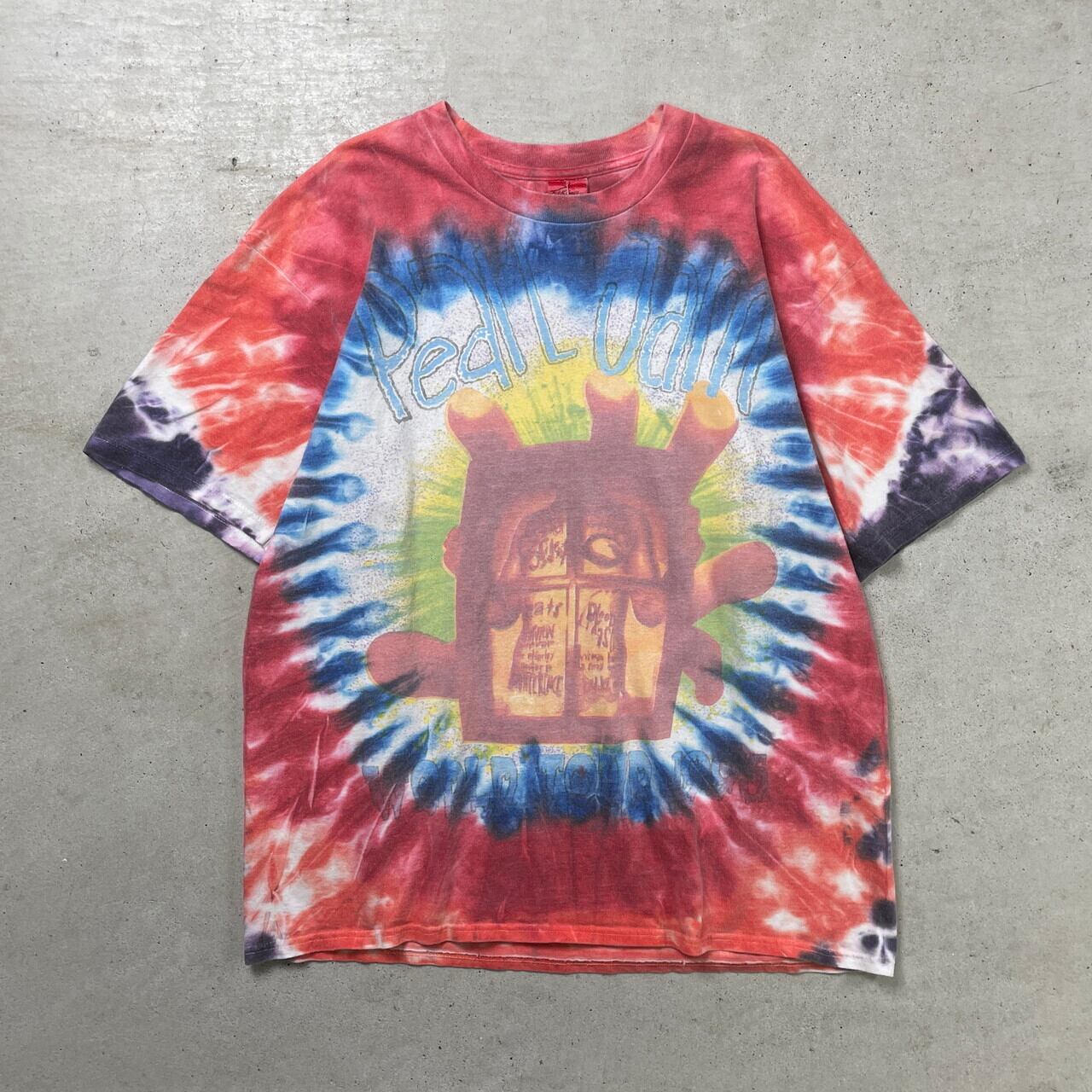 Pearl Jam パールジャム ツアー バンドTシャツ バンT タイダイ メンズ