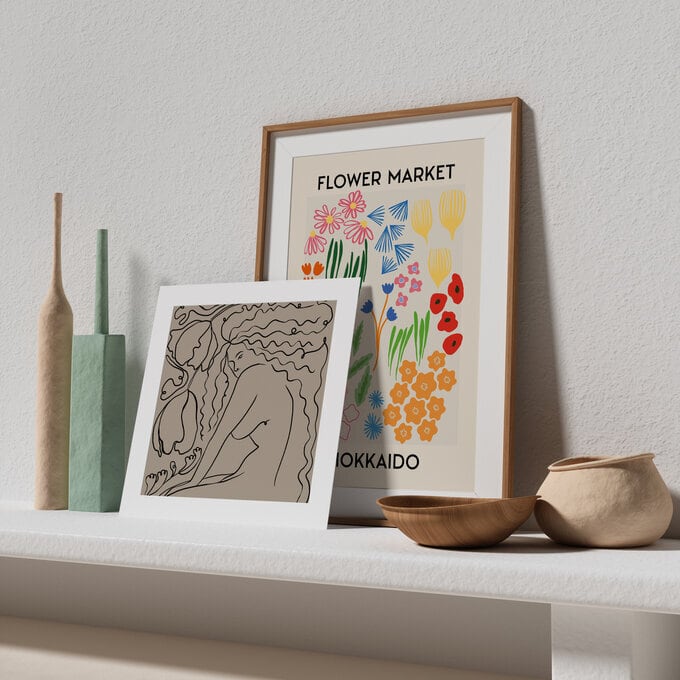 フラワーマーケット ポスター 43種類 │韓国 アートポスター | DIY