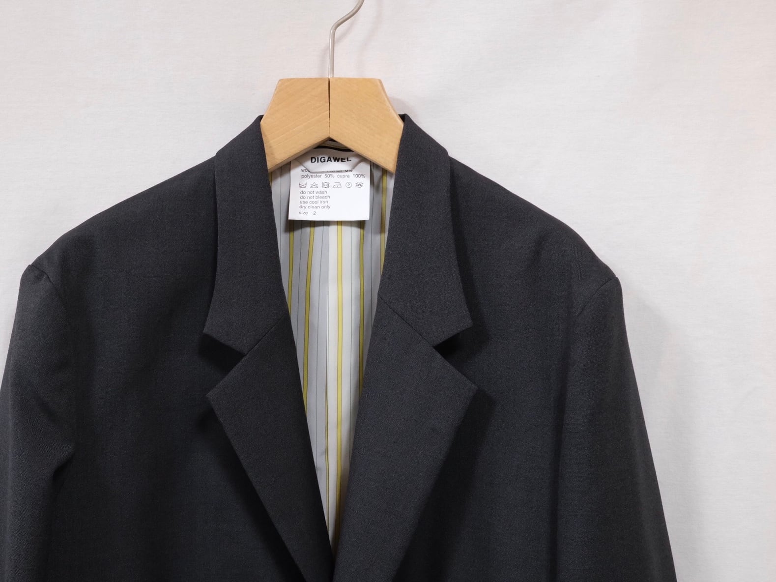 DIGAWEL” Jacket②T/W Charcoal” | Lapel online store
