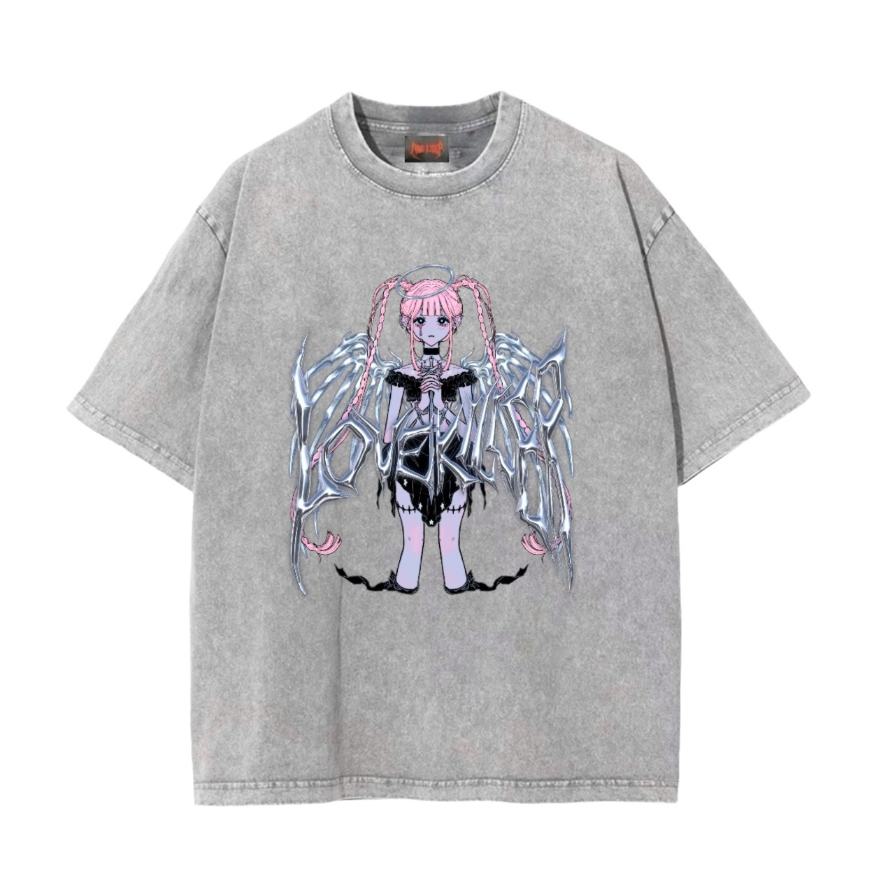 【LOVE KILLER】Killer white angle graphic tee by Yoshito