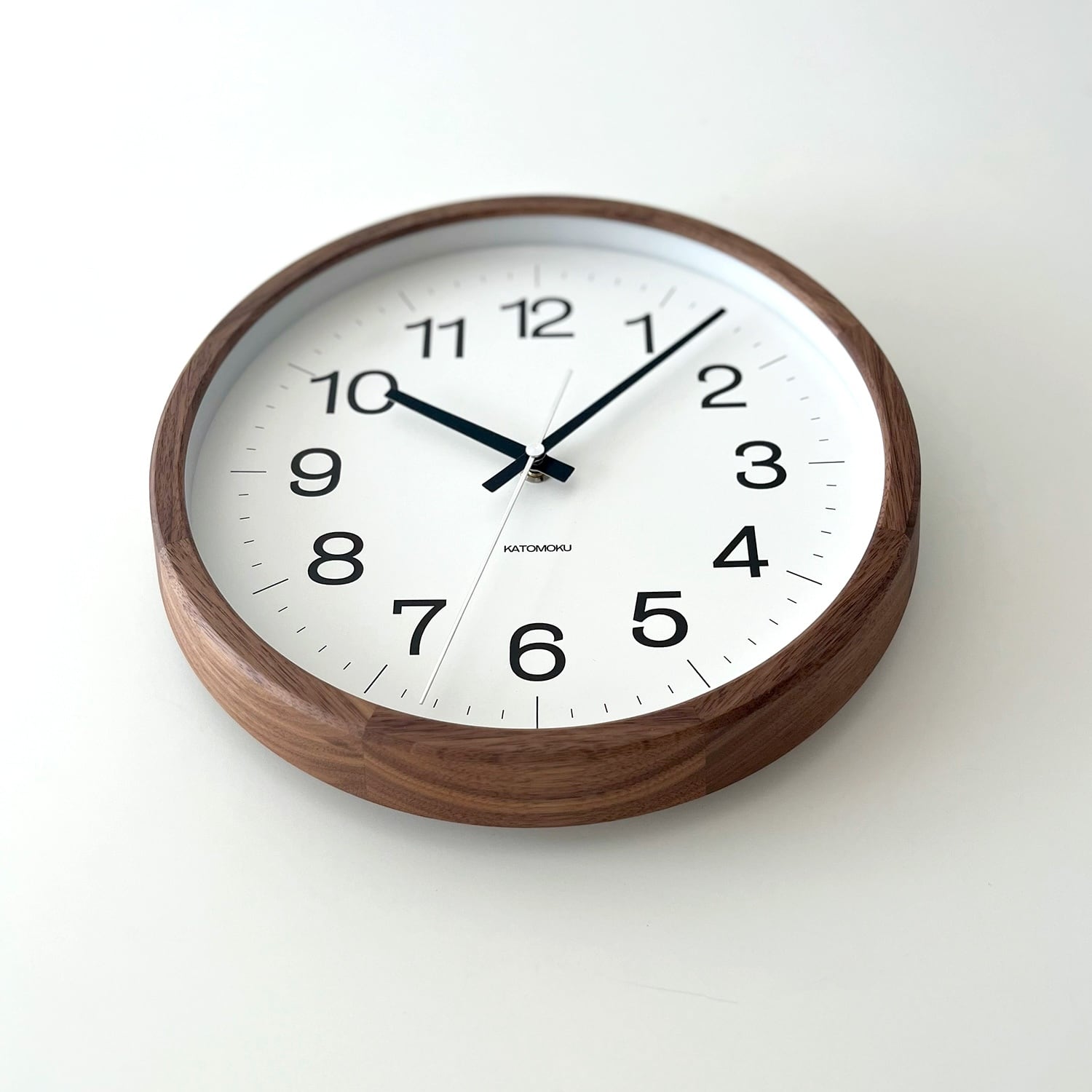 KATOMOKU muku clock 16 ウォールナット km-113WA 掛け時計 | 加藤木工