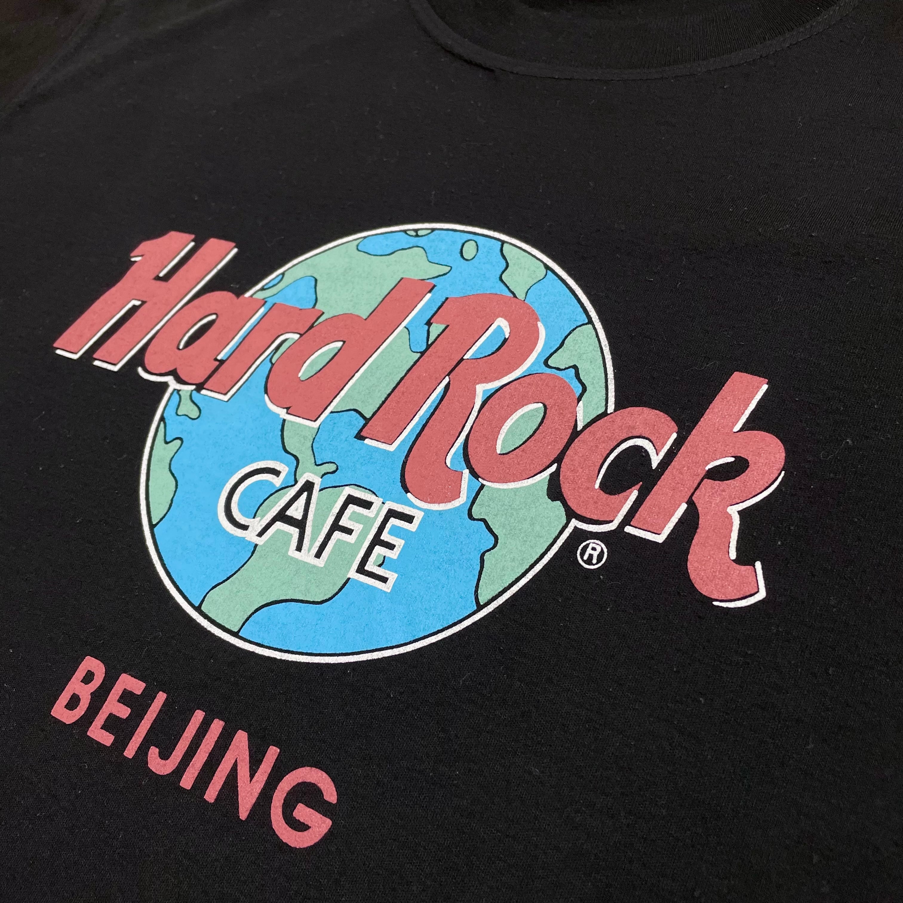 【Hard Rock Cafe】BEIJING プリント Tシャツ 北京 ロゴ ハードロックカフェ 黒t 半袖 夏物 US古着 |  古着屋手ぶらがbest powered by BASE