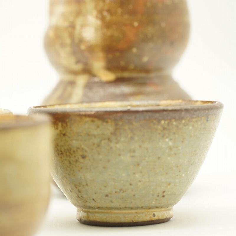 ひょうたん徳利 おちょこセット（3つ）【唐仙窯】 | 沖縄の工芸品うぃ