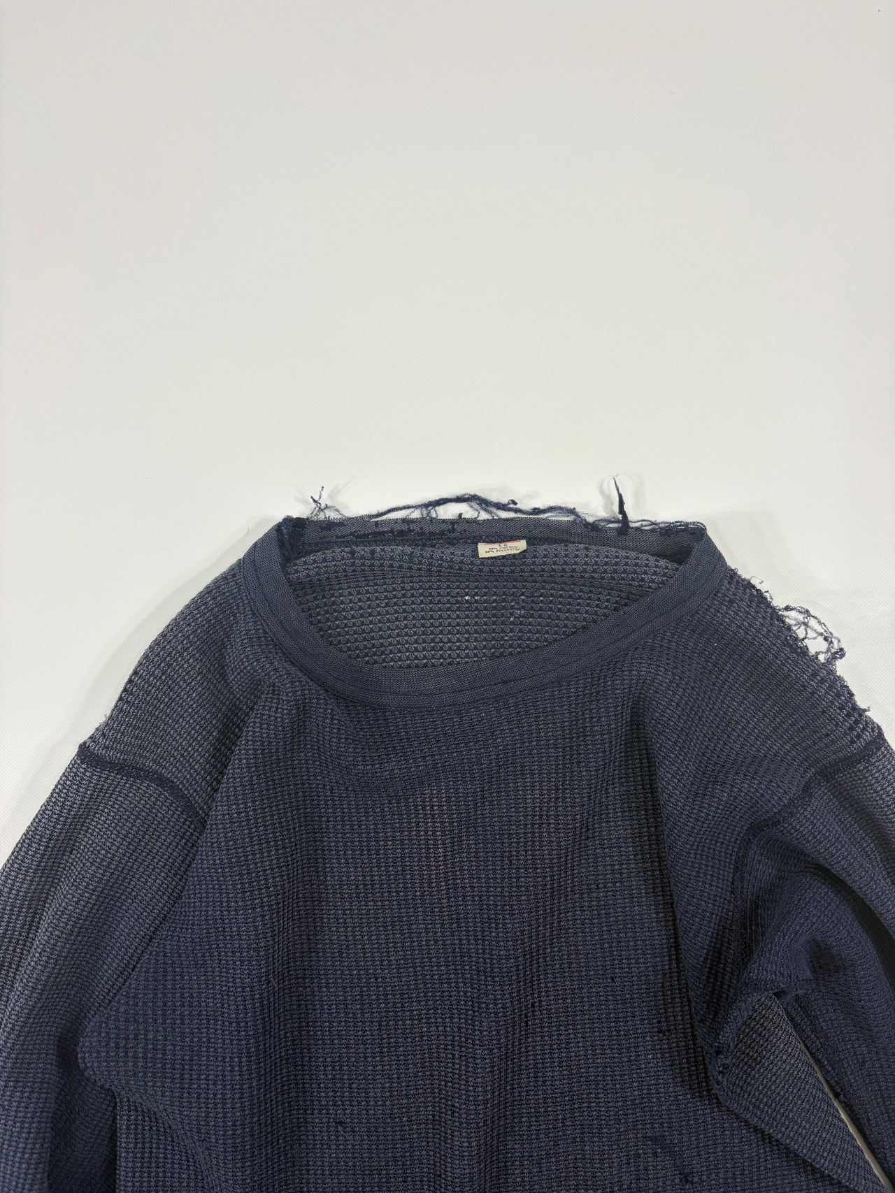 1980s Hanes Distressed Thermal Long Sleeve