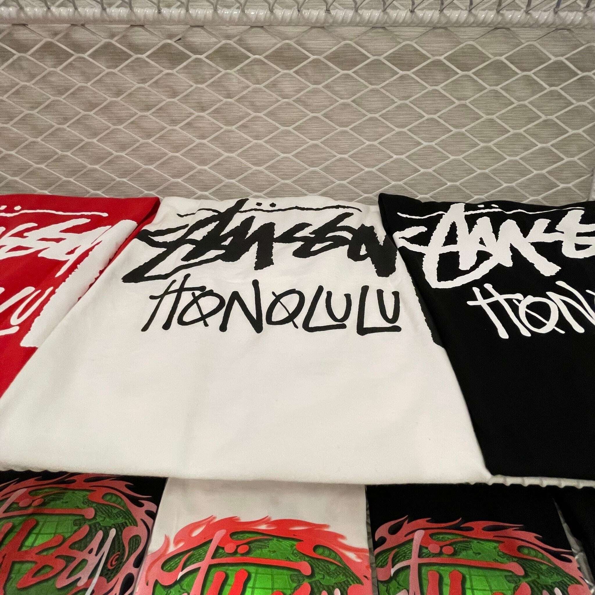 Stussy Honolulu・男女兼用限定Tシャツ・White・Lサイズ | Big mahalo