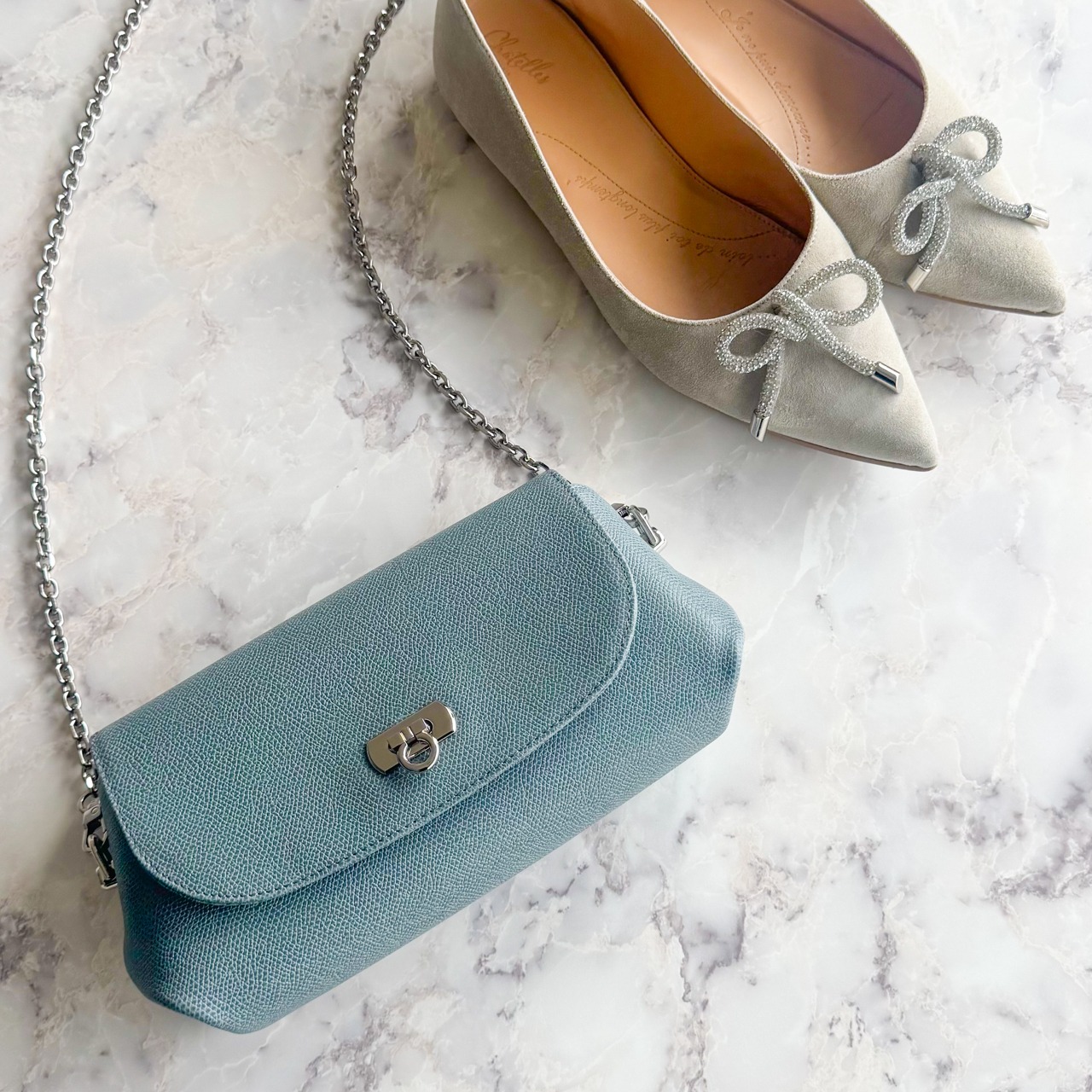 Opera　パウダーブルー〈かぶせ金具：おこし〉・画像3