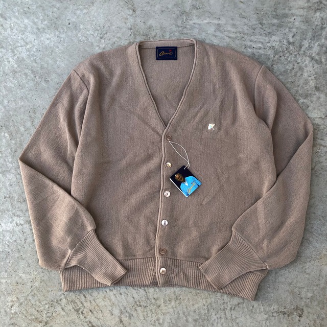 80s Arnie acrylic cardigan USA製 deadstock 古着 ビンテージ 美品 未 