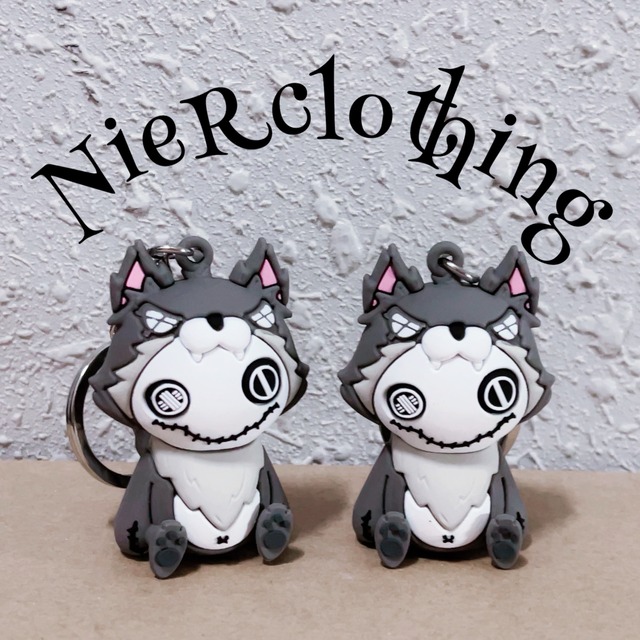狼NieRちゃん3Dキーホルダー