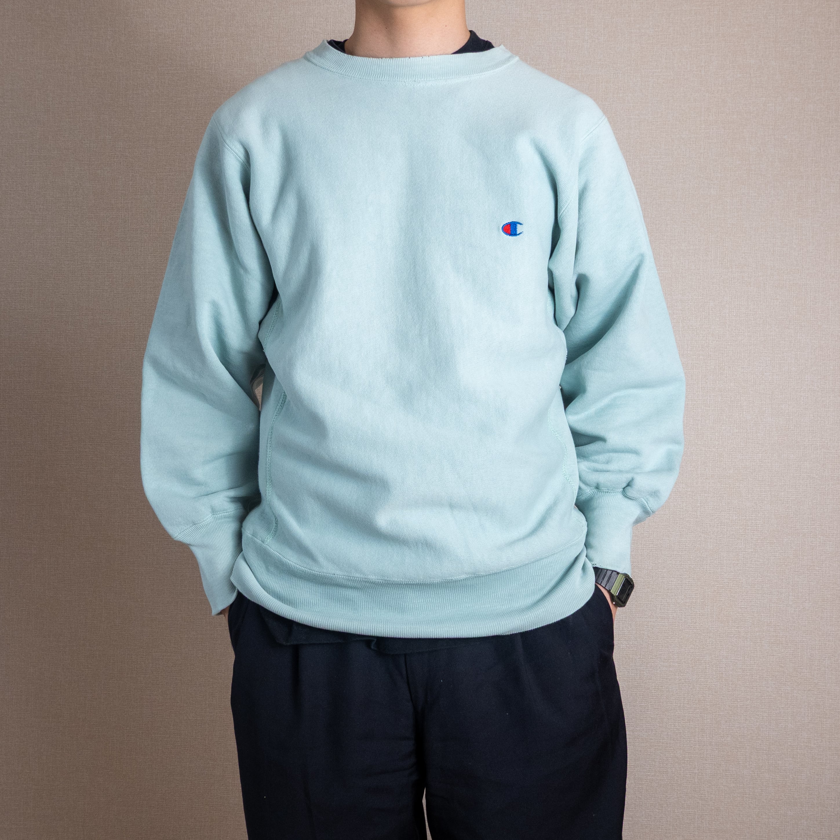 90's Champion Reverse Weave ティファニーブルー 【公式通販】