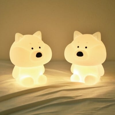 animal LED mood light / アニマル もちもち 柴犬 ルームライト ランプ