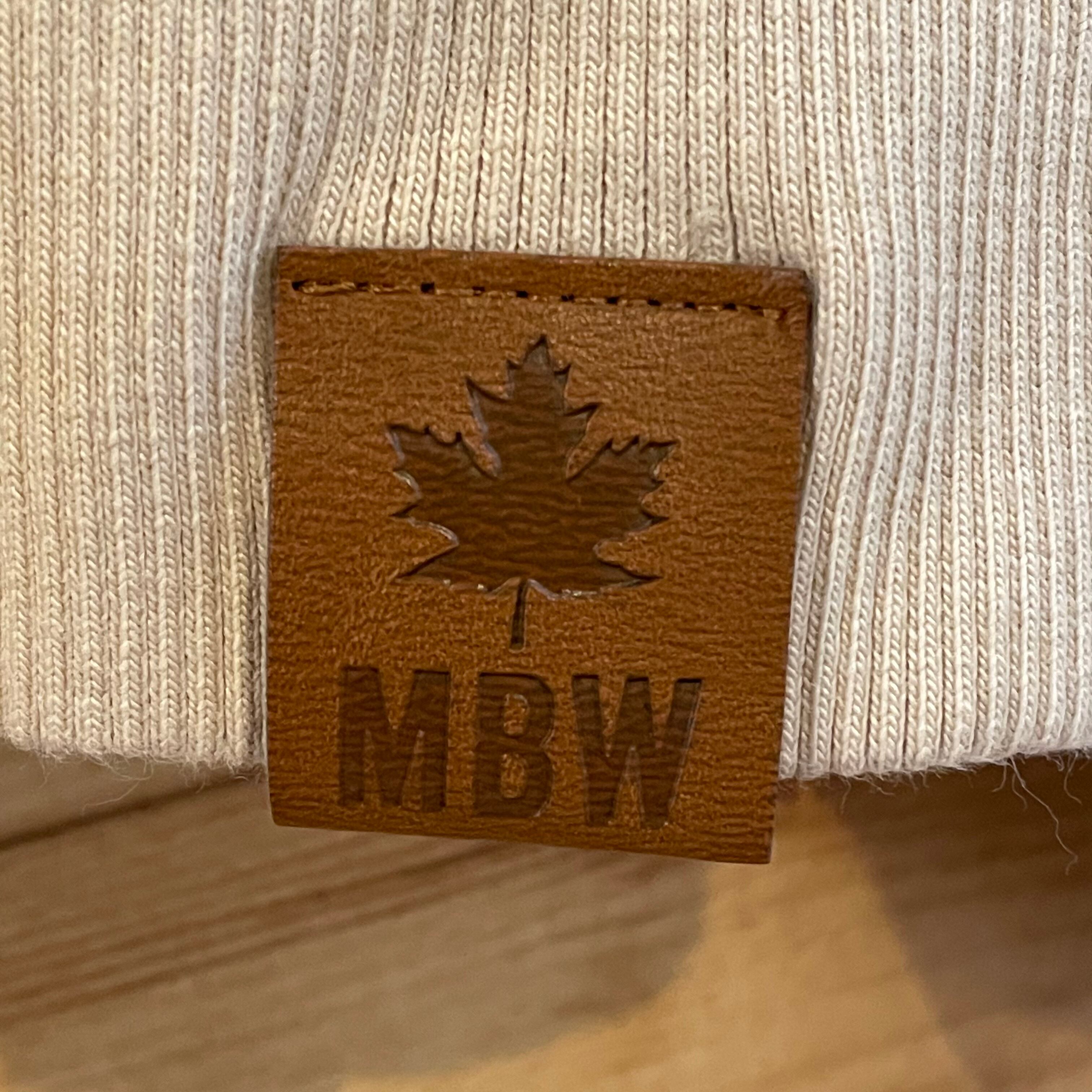 MUSKOKA BEAR GEAR】カナダ製 ハーフジップ スウェット 刺繍ロゴ ワン