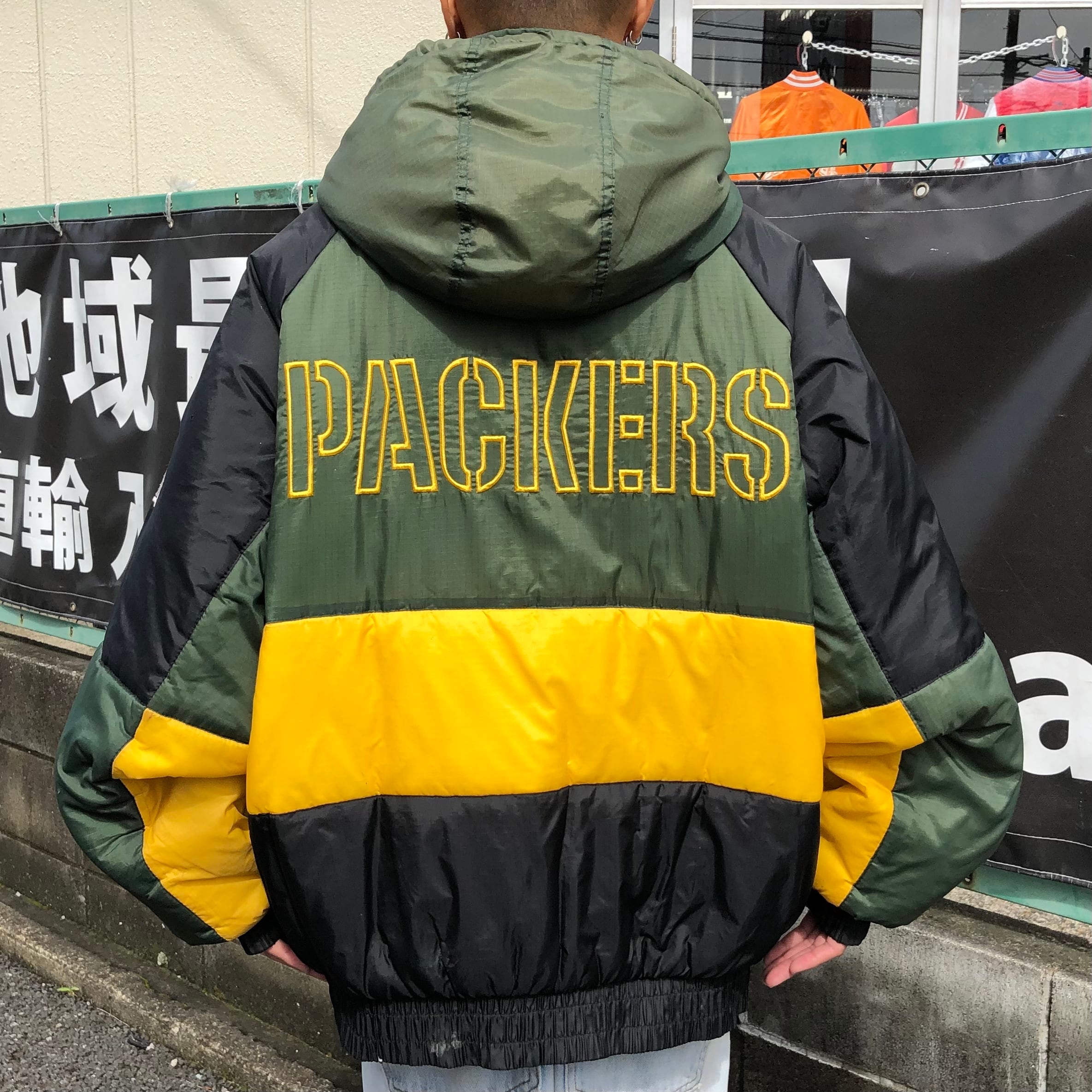 スターター ナイロンジャケット アノラックパーカー NFL PACKERS-