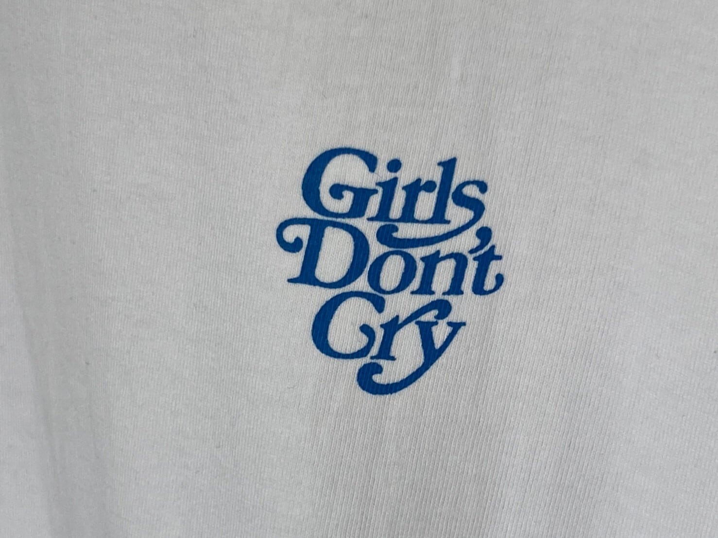 Girls Don't Cry ロゴTee ホワイト XL