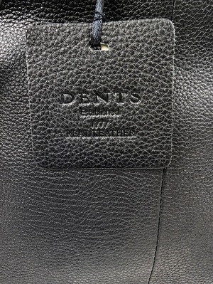 ★超レア・新品未使用★ デンツ DENTS　ペブルグレインレザー バックパック　ブラック　英国王室御用達