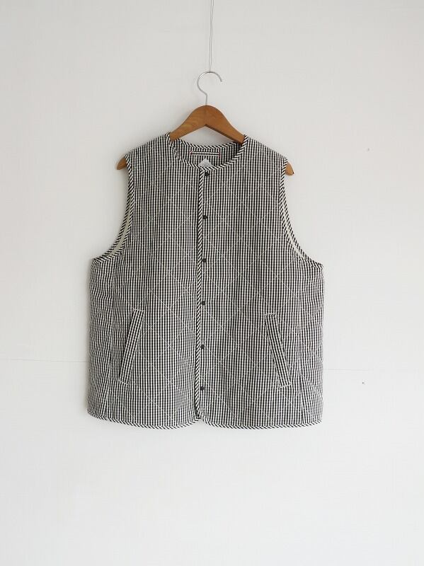 NATURAL LAUNDRY キルティング パイピングベスト | Fimpen+Nul
