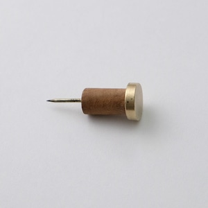 Brass & wood Wall pin hook (1pcs)