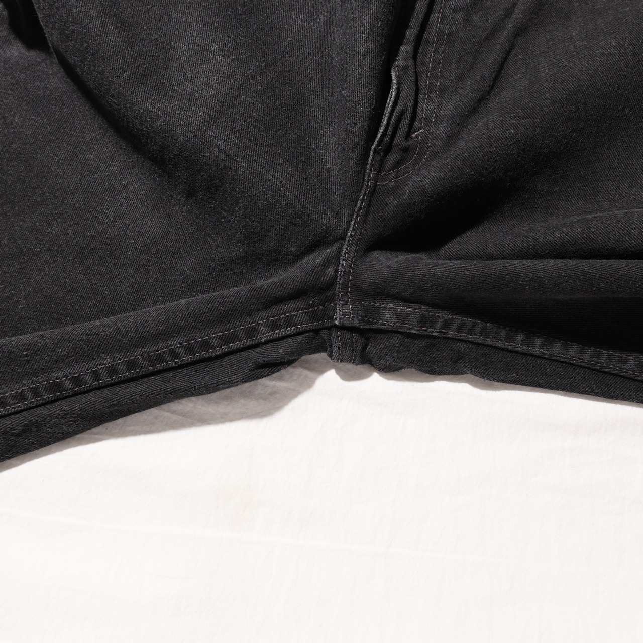 美品 36×30 Levi’s 505 USA 02年 サルファーブラックデニムパンツ リーバイス