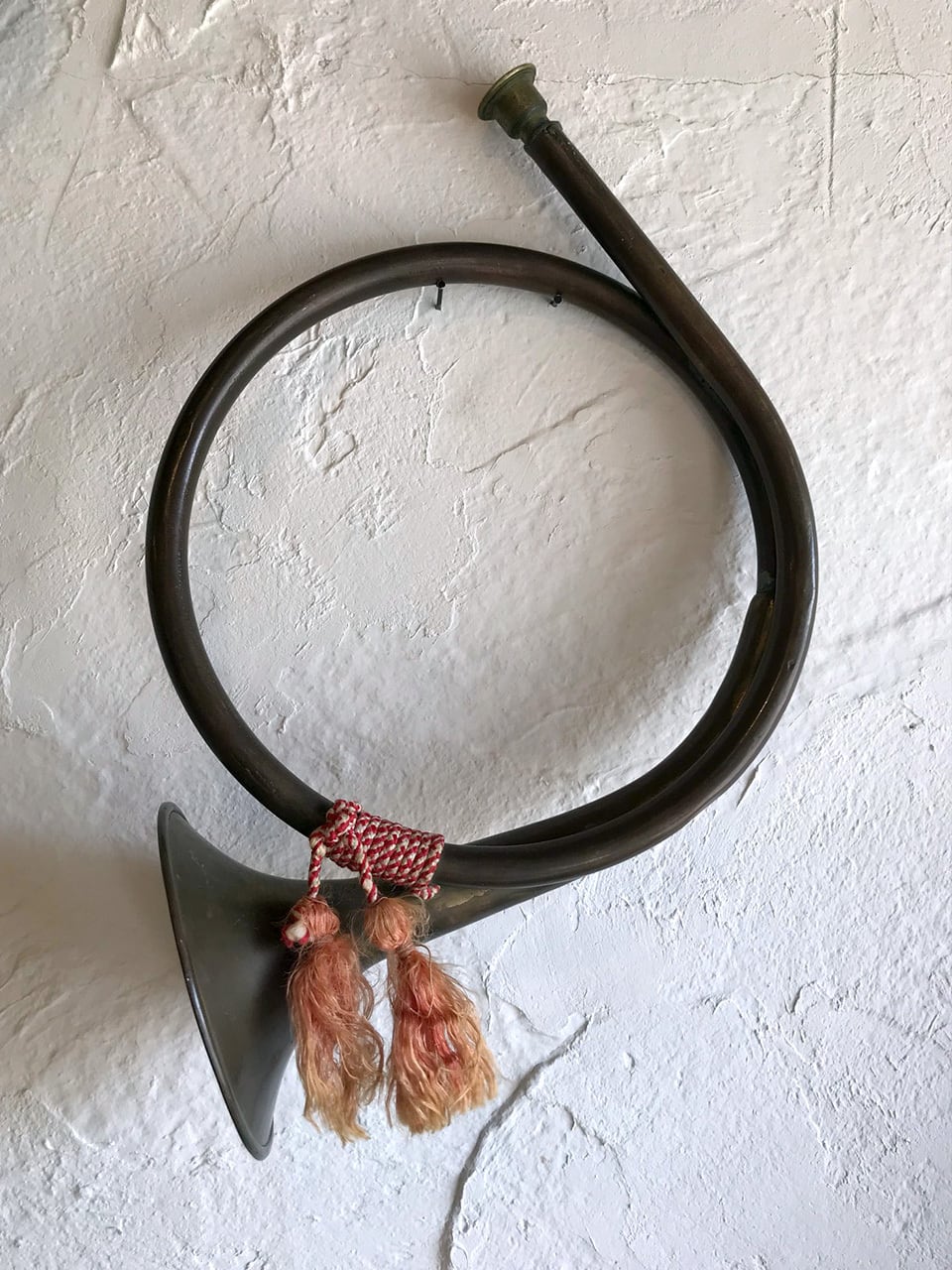 狩猟用ホルン ハンティングホーン 紐付き | Brocante de La Cocotte