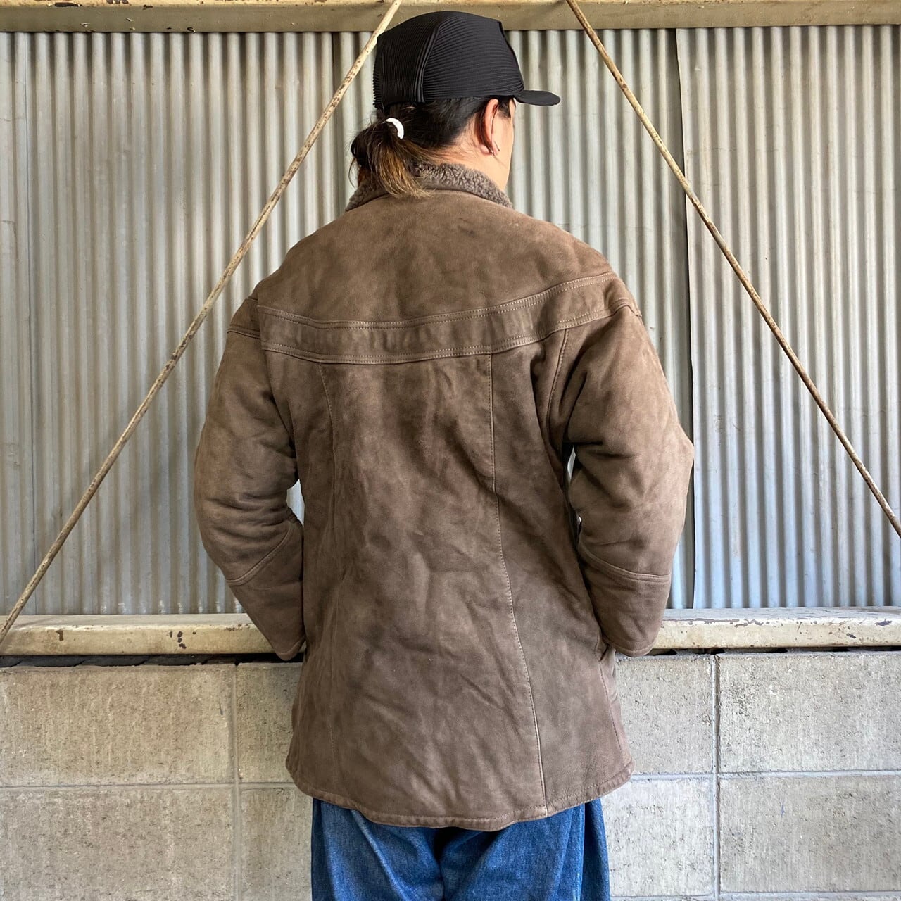 リアルムートンコート レディース企画 メンズS相当 レディースM相当