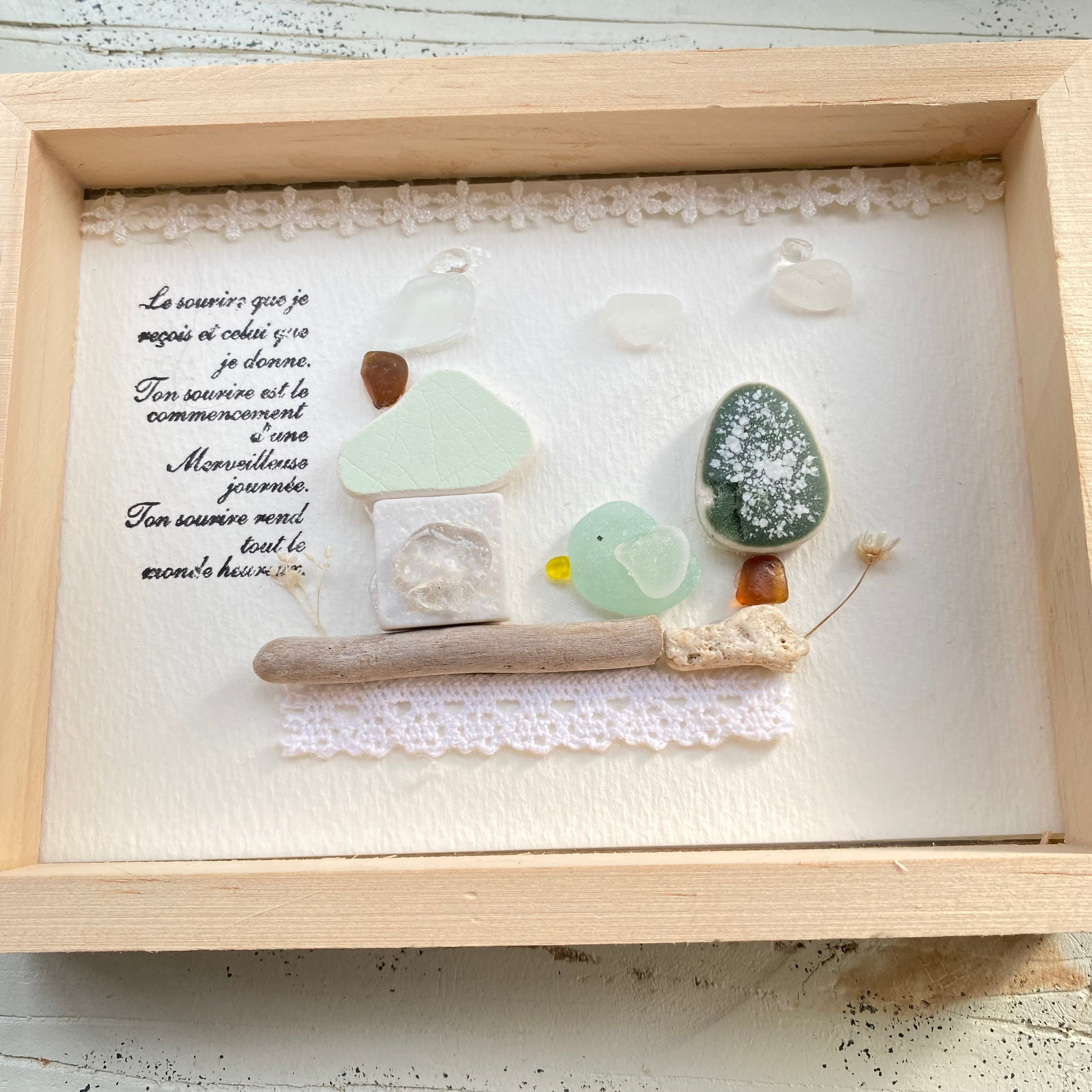 【両面作品】"木の上の小鳥のおうち"