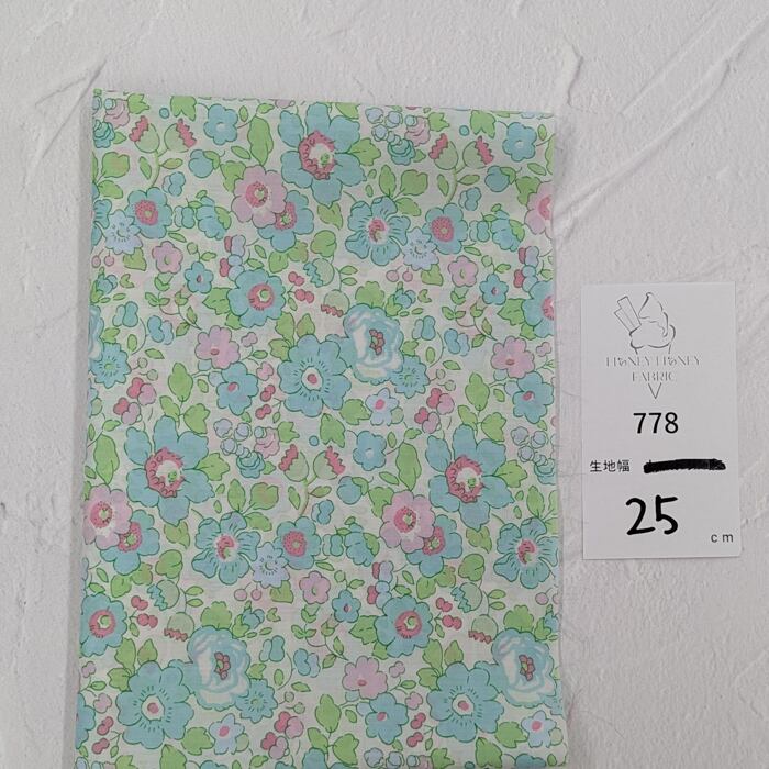 《778》◆輸入 リバティ LIBERTY タナローン カットクロス ハギレ