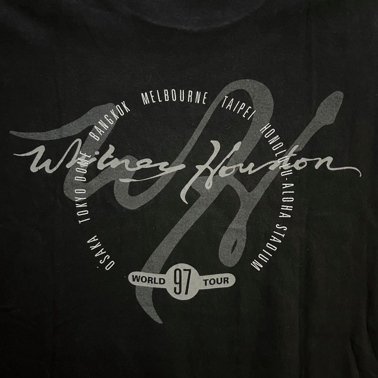 Whitney Houston 1997 World Tour Rap Tee | Vintage High Line