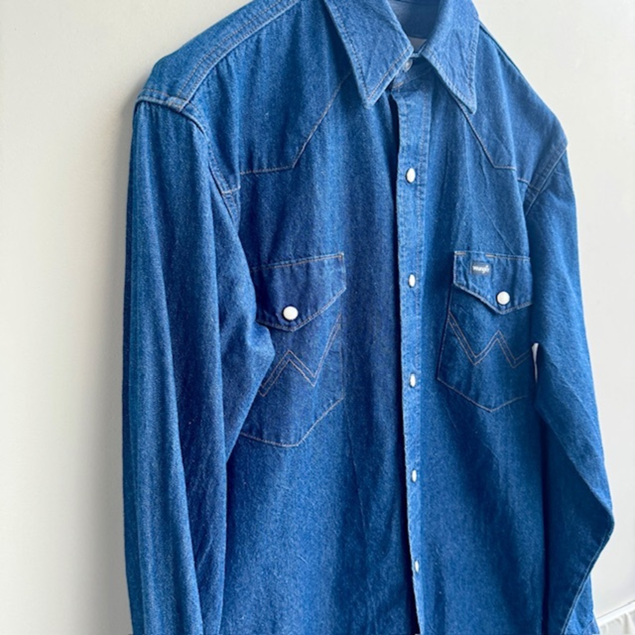 Wrangler 27MW ウエスタンシャツ 80s 画像3