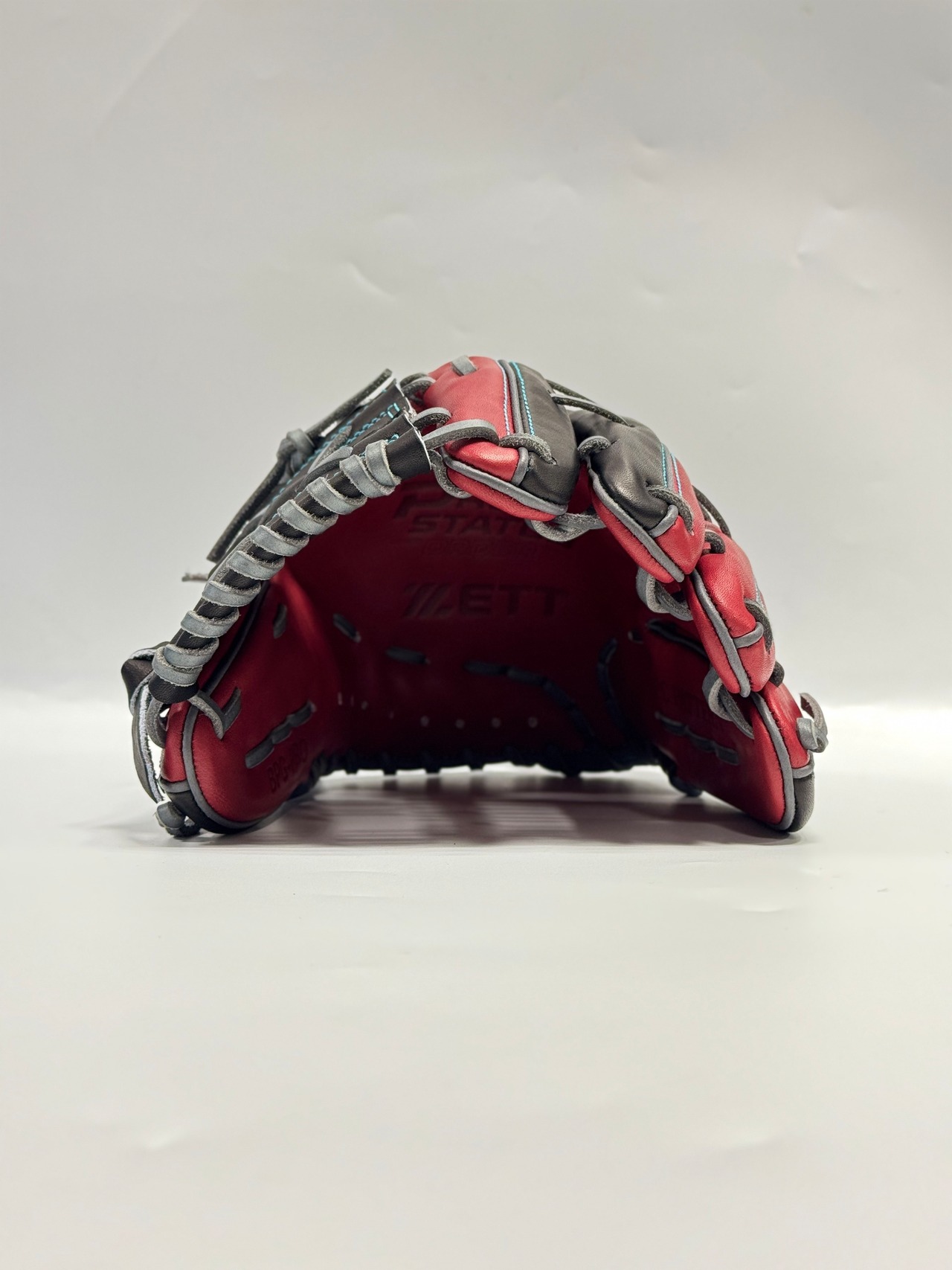 ZETT PROSTATUSｰゼットプロステイタス　michii supreme order 硬式グローブ　ゼットミチイオリジナルグラブ　右投げ用　236型　（源田壮亮選手モデル）　ボルドーブラウン/ブラック×ダークグレー・画像6
