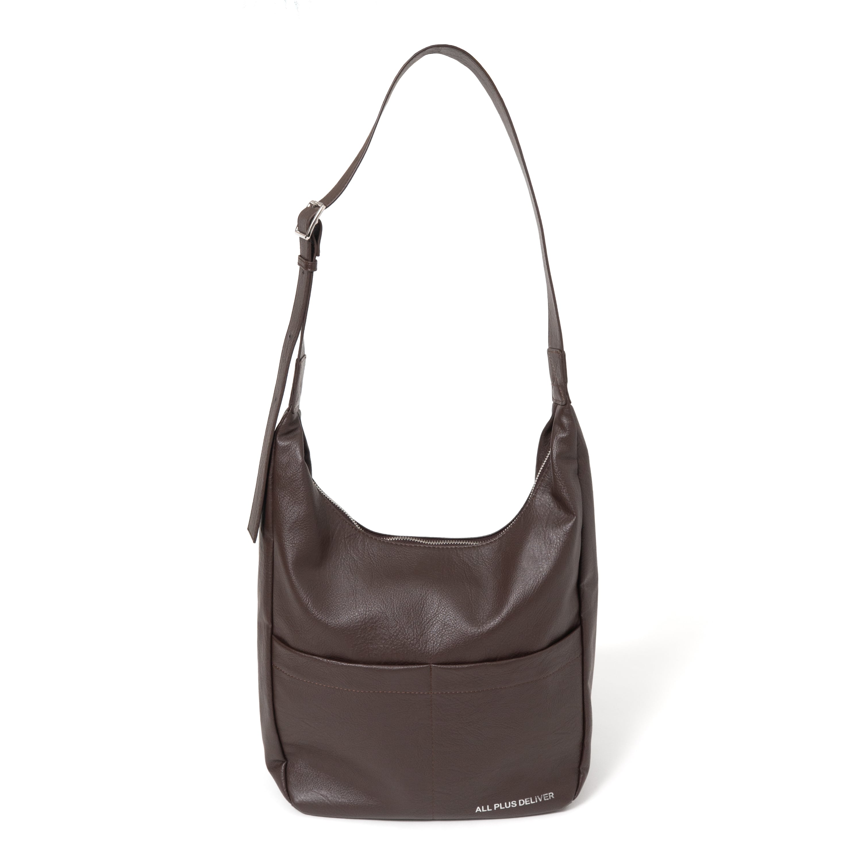 ALPSDR LOGO SHOULDER BAG / BROWN
