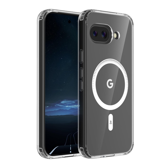 【米軍MIL規格・Magsafe対応】ONES Google Pixel 10a 用 ケース クリアカバー 耐衝撃 超軽量 超透明 エアバッグ構造 高靭性PC背面パネル 衝撃吸収TPUバンパー レンズ・画面保護 黄変防止 滑り止め Qi充電対応 マグネット クリア カバー