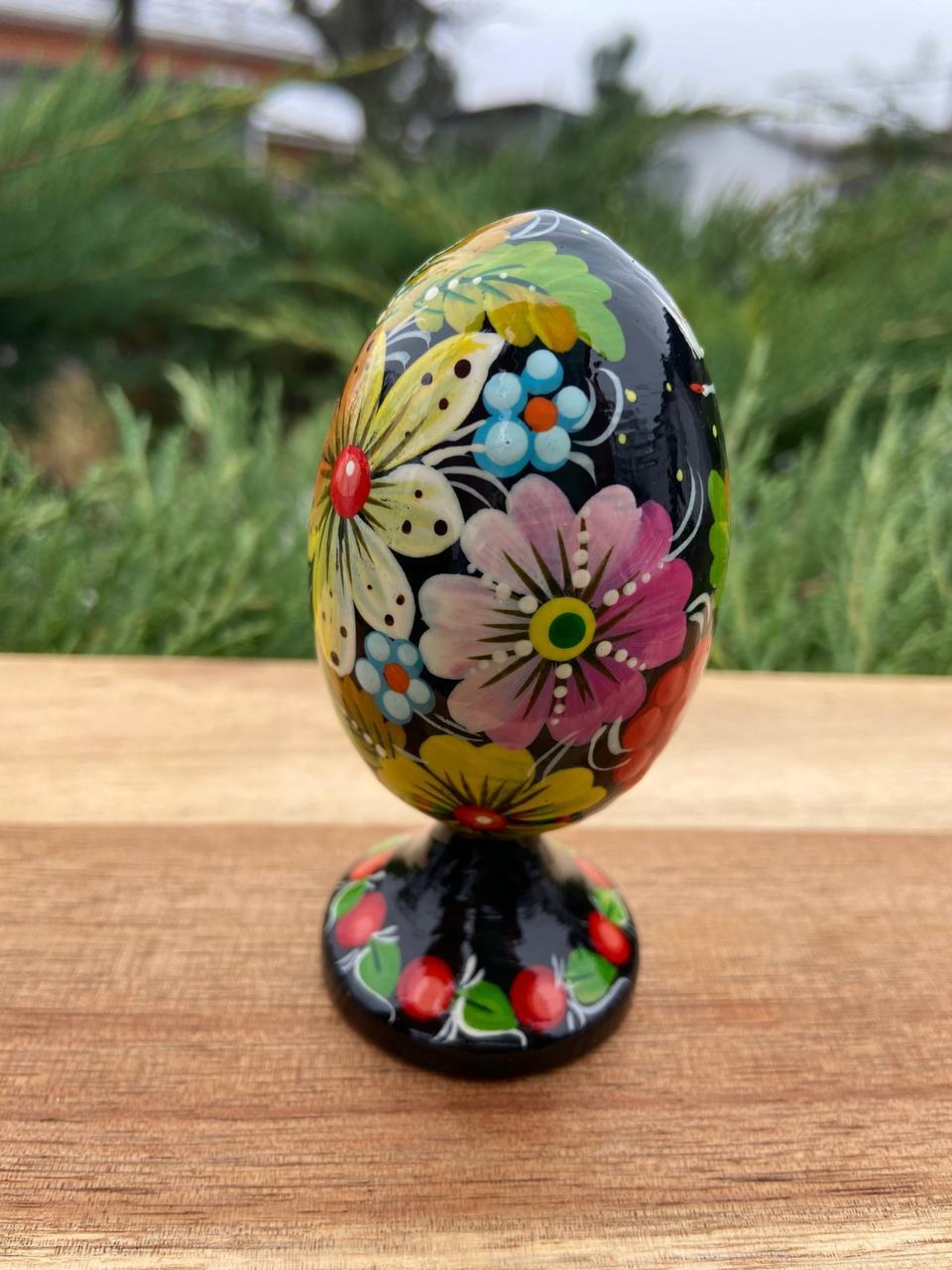プィサンカ・土台付き（イースター・エッグ）9cm（ホメンコ作） - 8