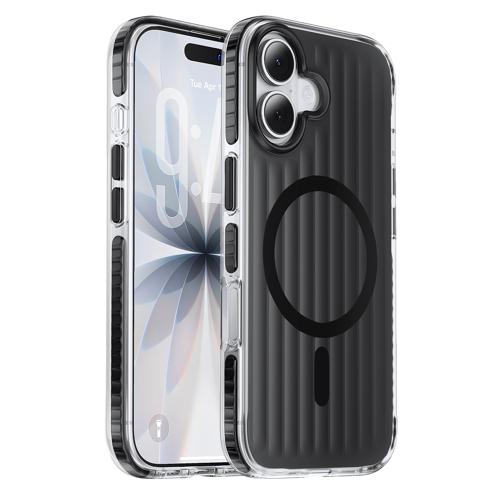 【米軍規格・MagSafe対応】Gtsoho iPhone 17 用 ケース くろ