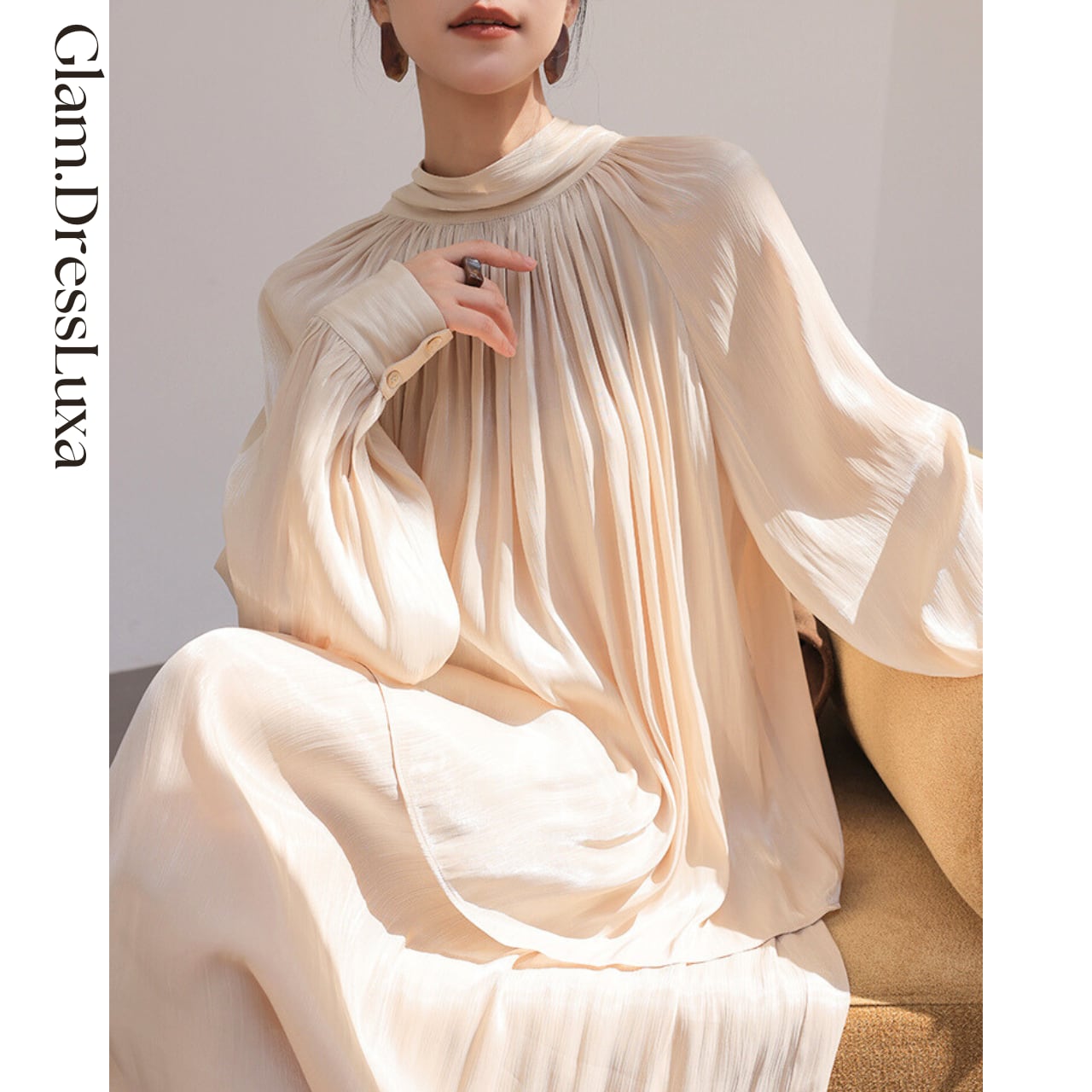 Pleats Setup Top&Skirt_ST375