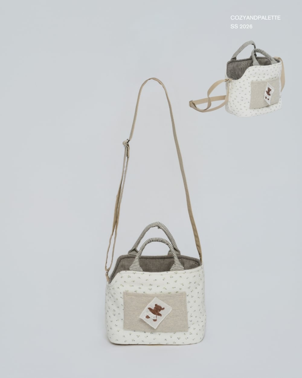 予約【COZY N】Cheeselet Work Bag – Milk Garden