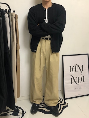 Cashmere Round Neck Knit Cardigan (5color)