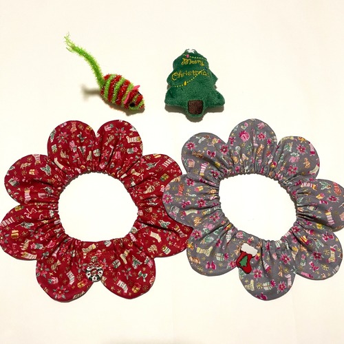 クリスマスザビエル首輪　2色