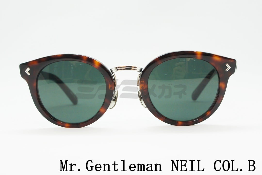 Mr.Gentleman サングラス NEIL-SG COL.B ボストン フレーム ニール・ヤング カート・コバーン ミスタージェントルマン 正規品