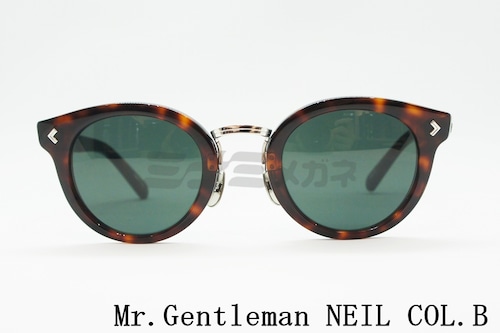 Mr.Gentleman サングラス NEIL-SG COL.B ボストン フレーム ニール・ヤング カート・コバーン ミスタージェントルマン 正規品