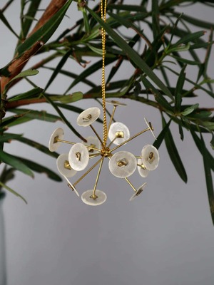 クリスマスオーナメント ダンデライオン 6cm / Christmas Ornament Dandelion 6cm