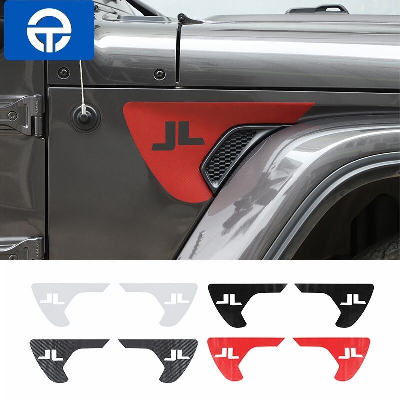 ジープラングラーカーリーフフェンダーステッカーGladiator JT 2018 2019 2020 2020 2021 Exterior