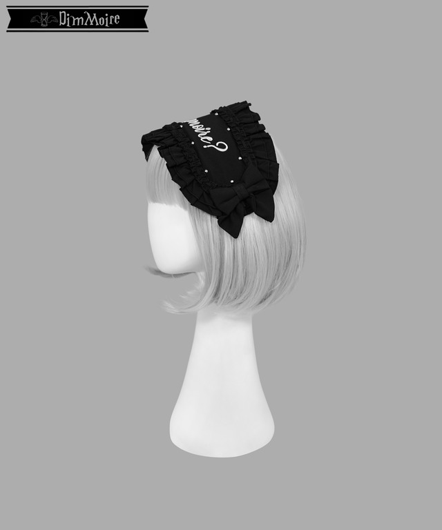 妄愛ホイップヘッドドレス【Black】