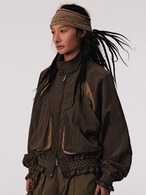 CONP Knitting Patchwork Raglan Jacket