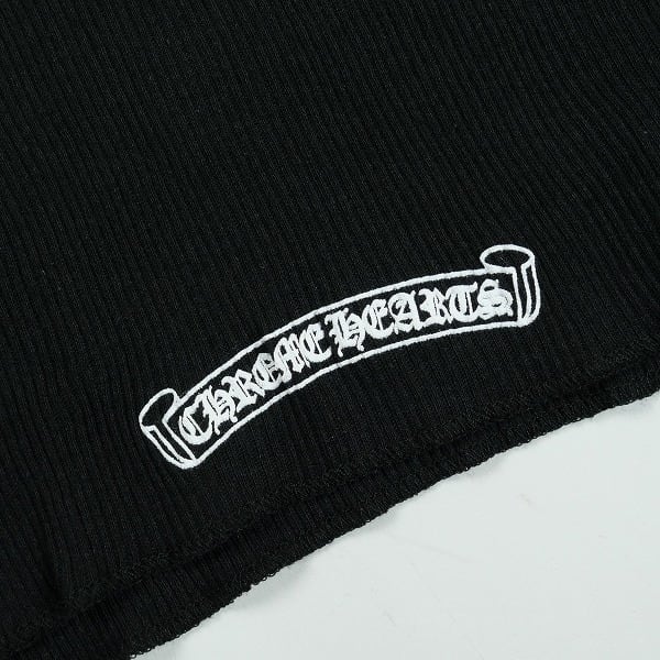 Size【M】 CHROME HEARTS クロム・ハーツ HAIRY CROSS RIB TANK BLACK
